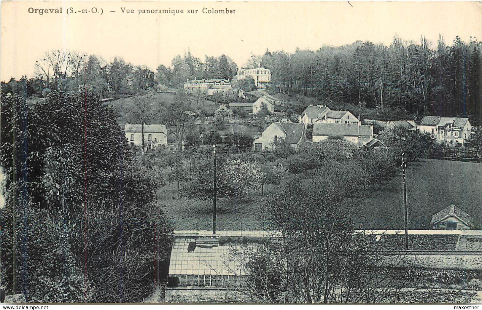 ORGEVAL Vue Panoramique Sur Colombet - Orgeval