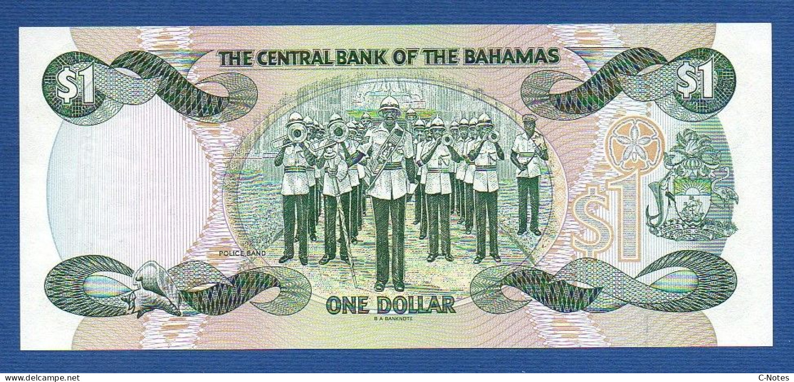 BAHAMAS - P.51 – 1 Dollar L. 1974 (1992) UNC, S/n AU600578 - Bahamas