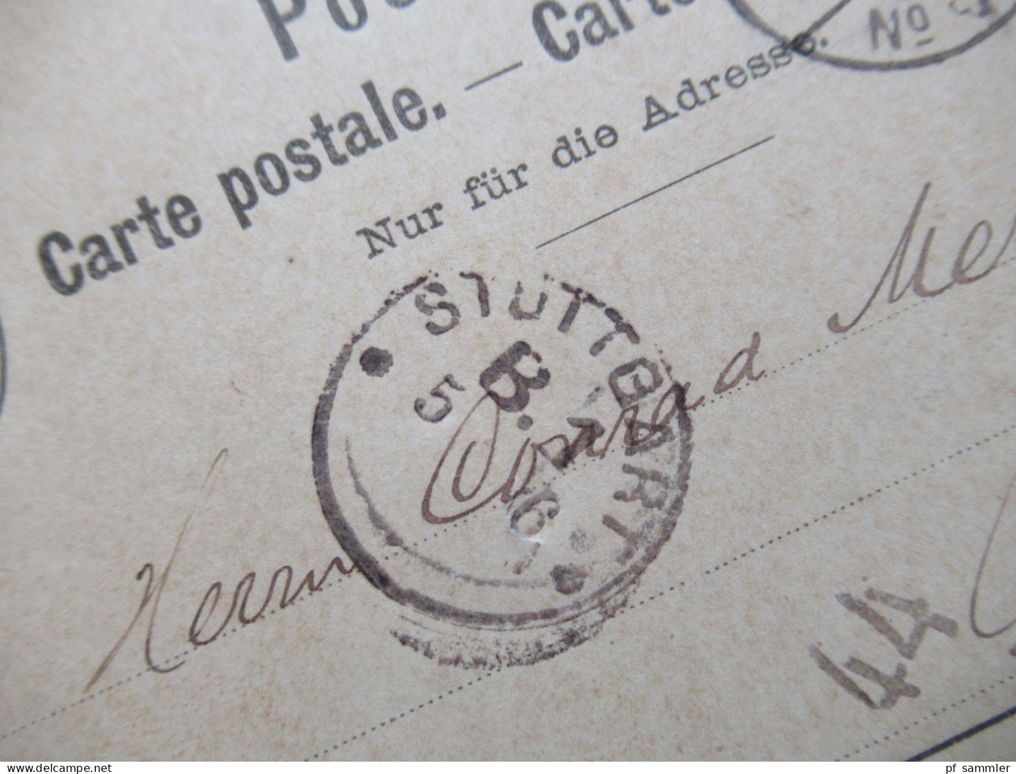 Schweiz 1888 2x GA Mit Zusatzfrankatur Ins Deutsche Reich Gesendet! 1x Ambulant No 25 Bahnpost! 1x Glarus - Erfurt - Enteros Postales