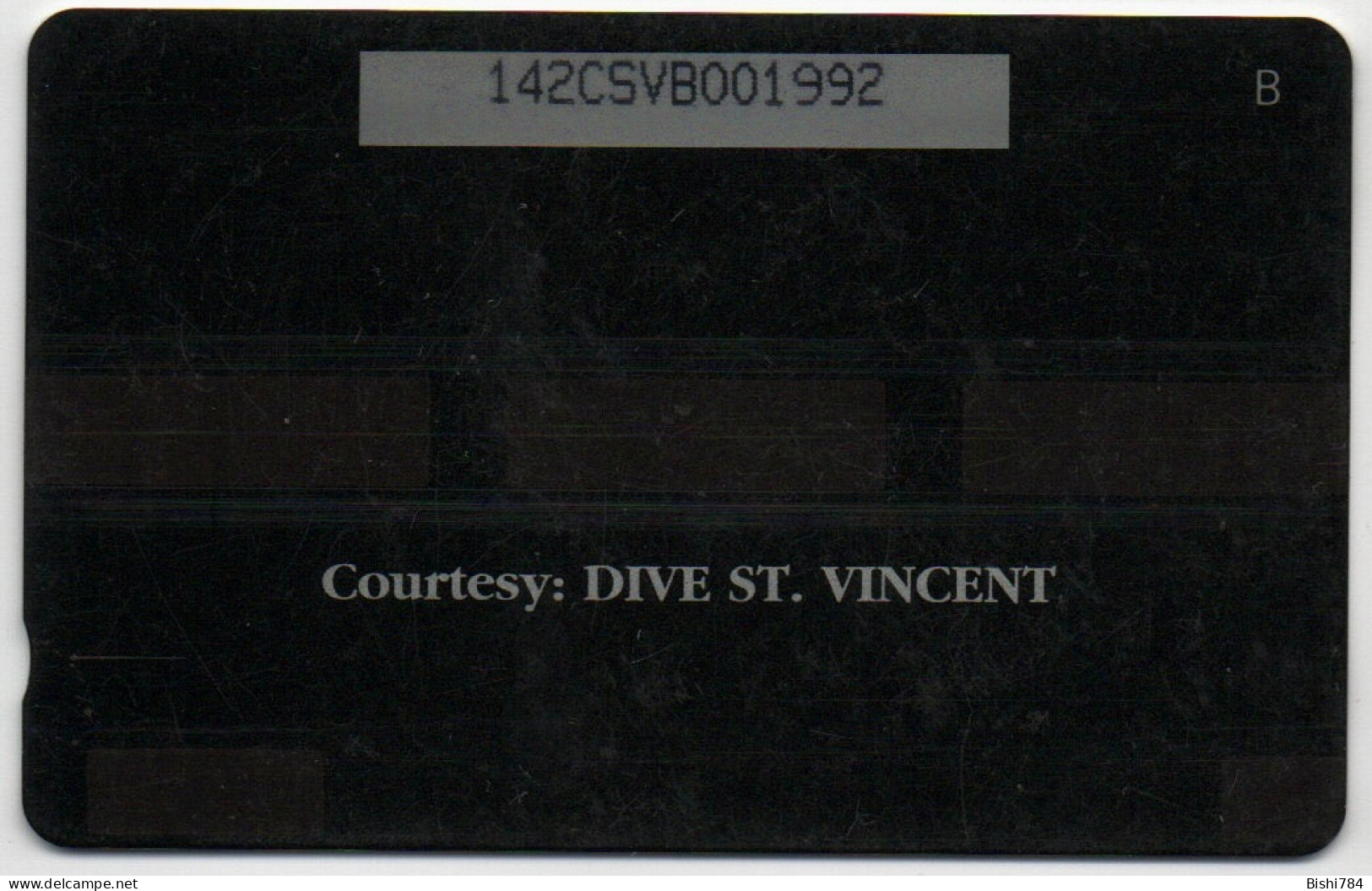 St. Vincent & The Grenadines - Yellow Tube Sponge - 142CSVB (small Font) - St. Vincent & The Grenadines