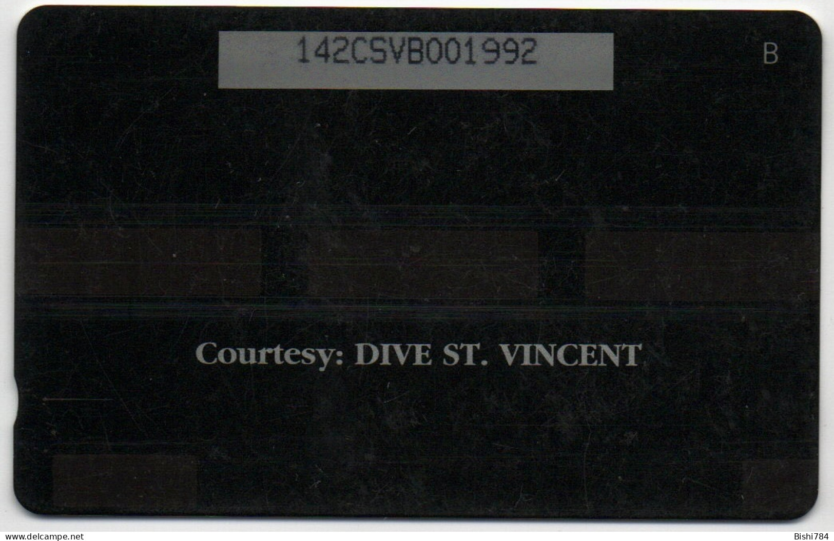 St. Vincent & The Grenadines - Yellow Tube Sponge - 142CSVB (small Font) - St. Vincent & Die Grenadinen