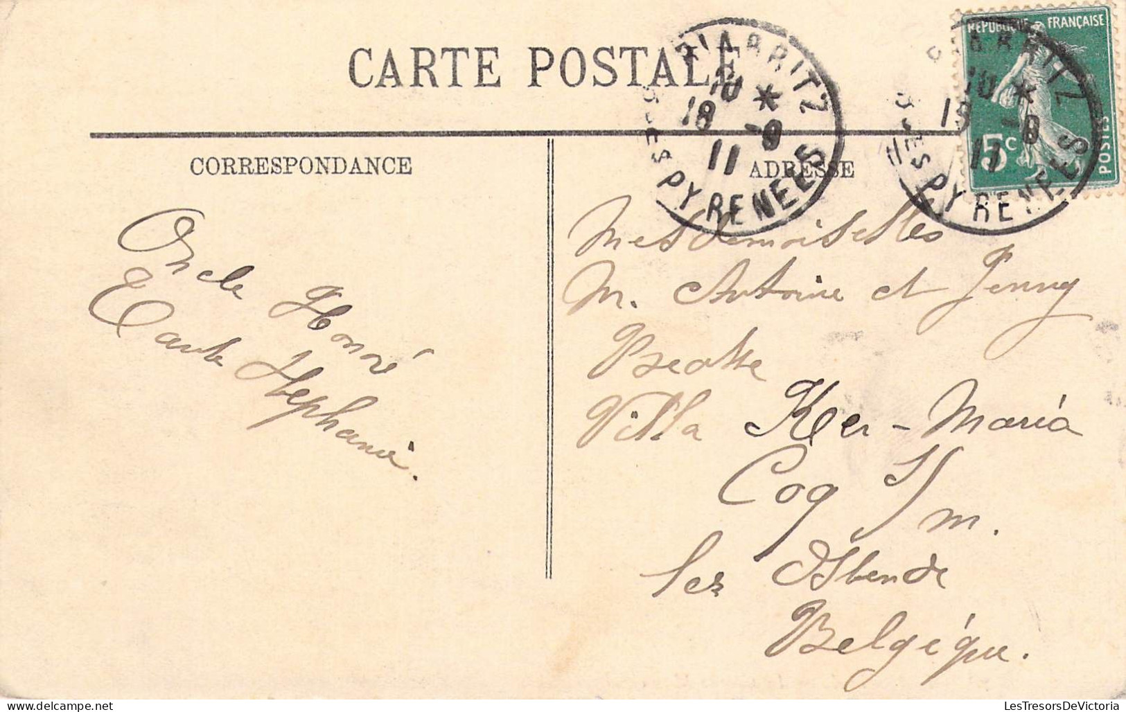 FRANCE - 64 - BIARRITZ - Le Casino Municipal - LL - Carte Postale Ancienne - Biarritz