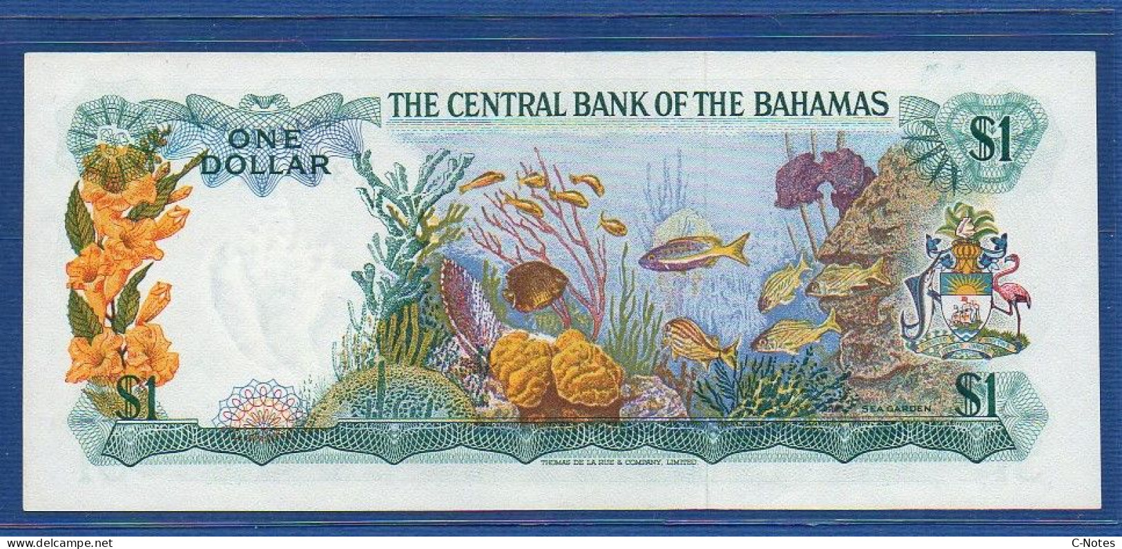 BAHAMAS - P.35a1 – 1 Dollar L. 1974 UNC-, S/n X385740 - Bahamas