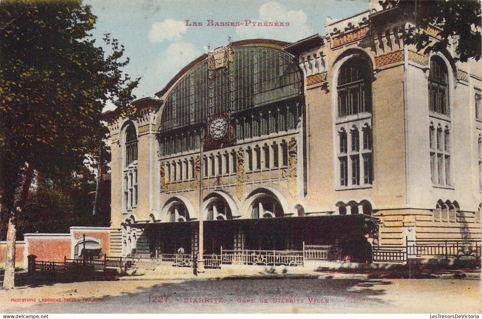 FRANCE - 64 - BIARRITZ - Gare De Biarritz Ville - Carte Postale Ancienne - Biarritz