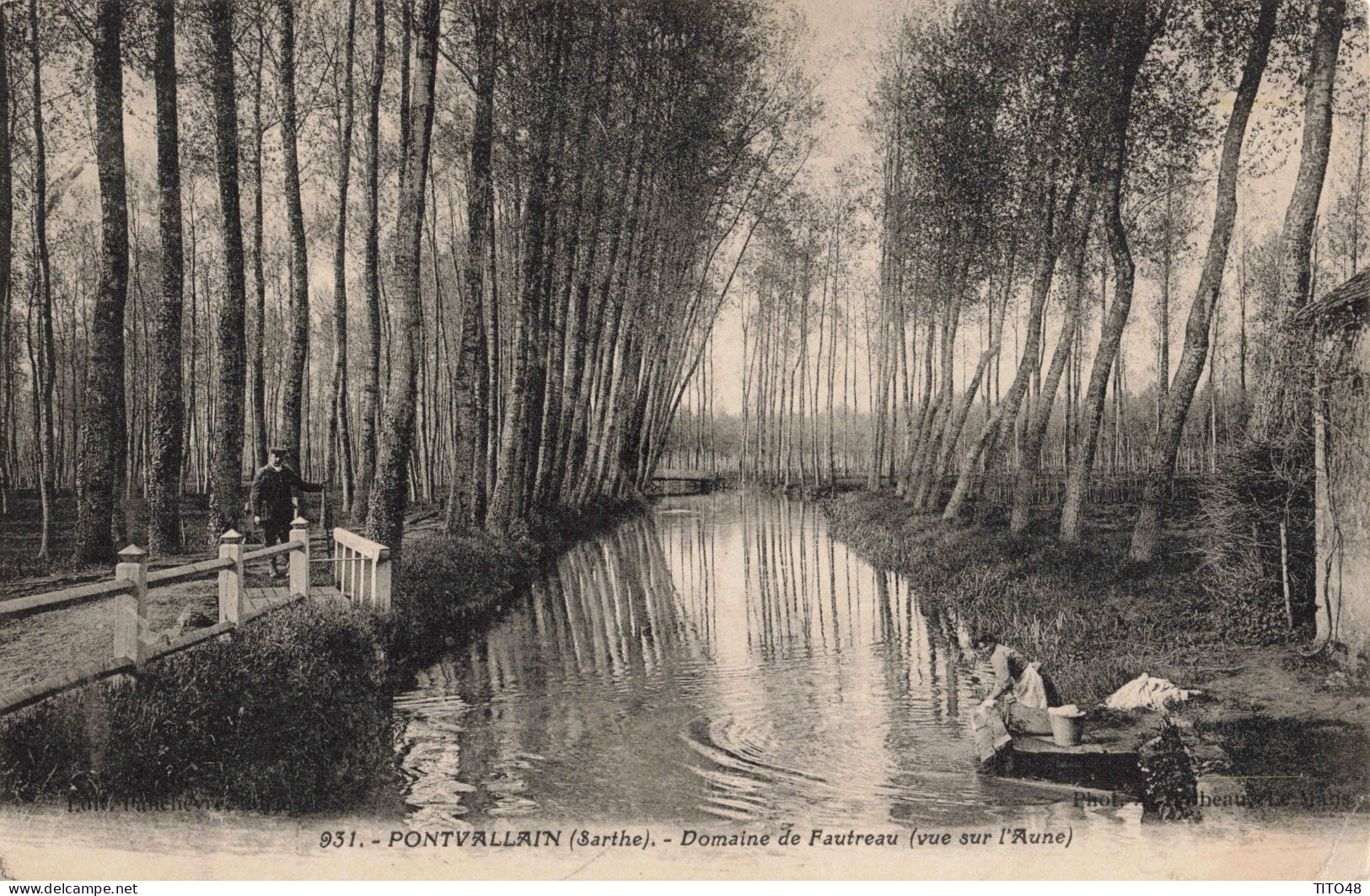 FR- 72 SARTHE - PONTVALLAIN - Domaine De Fautreau (Vue Sur L'Aune) - Pontvallain