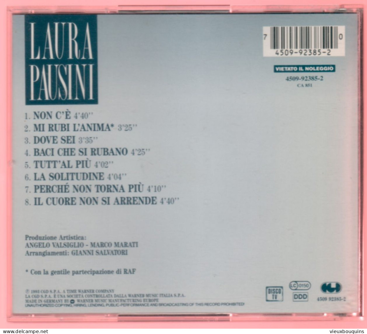 LAURA PAUSINI : LAURA PAUSINI - Other - Italian Music