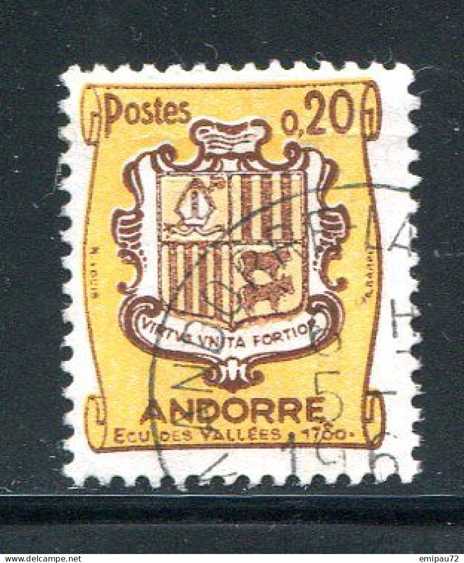 ANDORRE- Y&T N°157- Oblitéré - Used Stamps