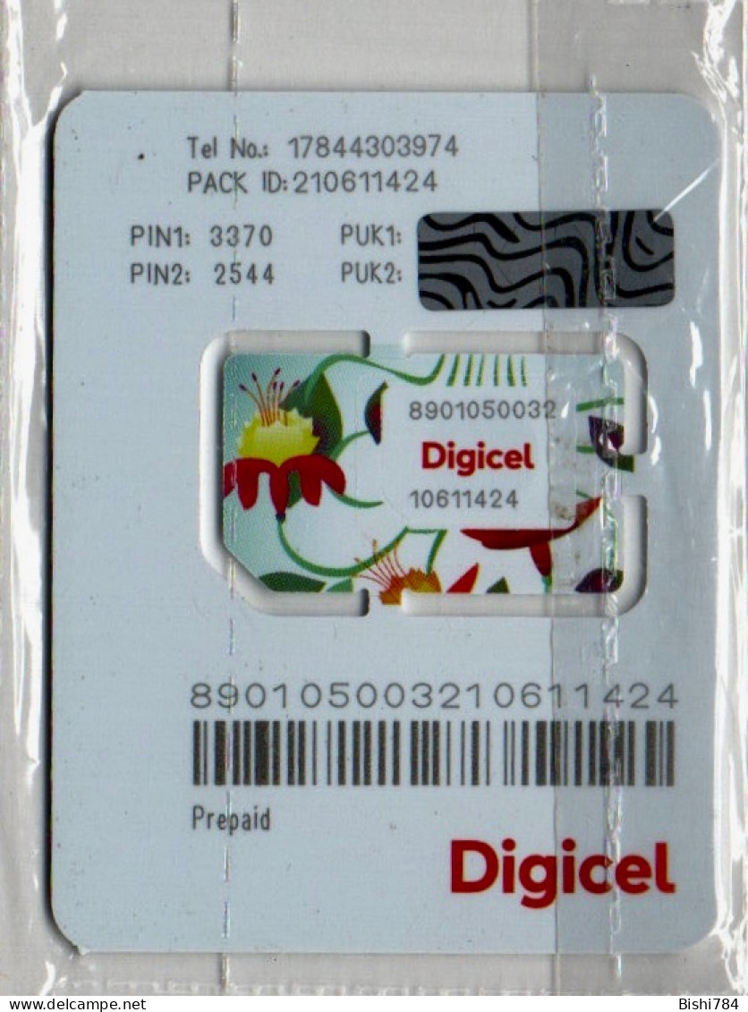 St. Vincent & The Grenadines - DIGICEL GSM Sim Card (MINT) - San Vicente Y Las Granadinas