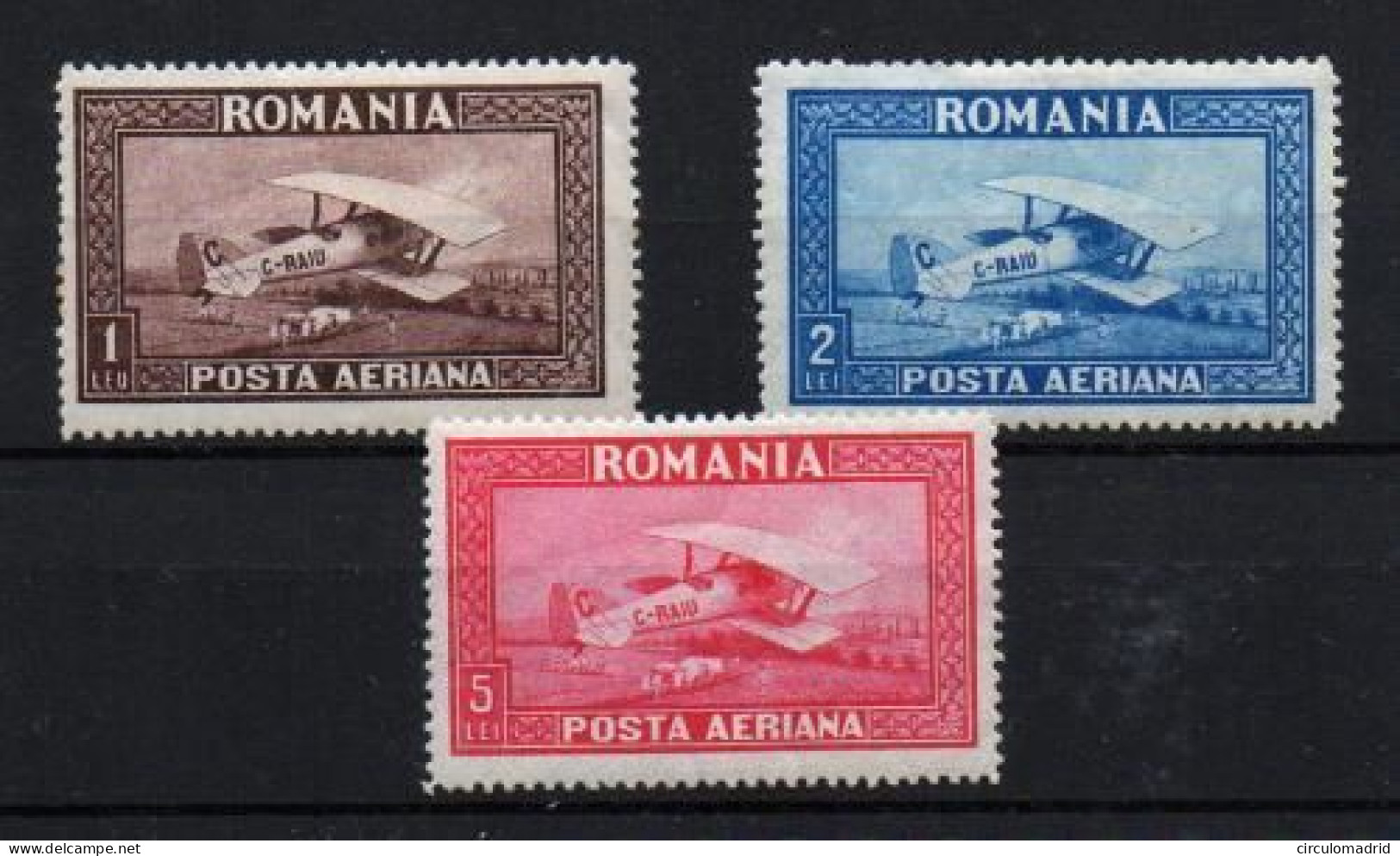 Rumanía (aéreo) Nº 1/3 - Unused Stamps
