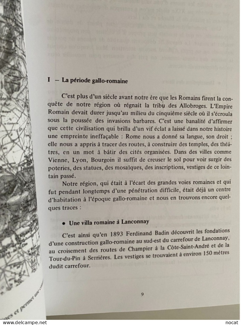 Histoire De Champier Et Sa Région Gaston Laurencin  Dédicace à M. Magot Collègue Au Lycée Ampère - Rhône-Alpes