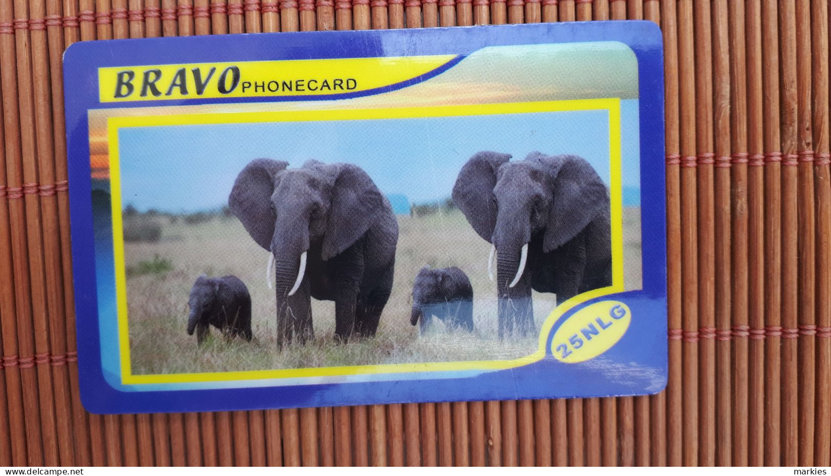 Elephants Phonecard Used  Rare - Dschungel