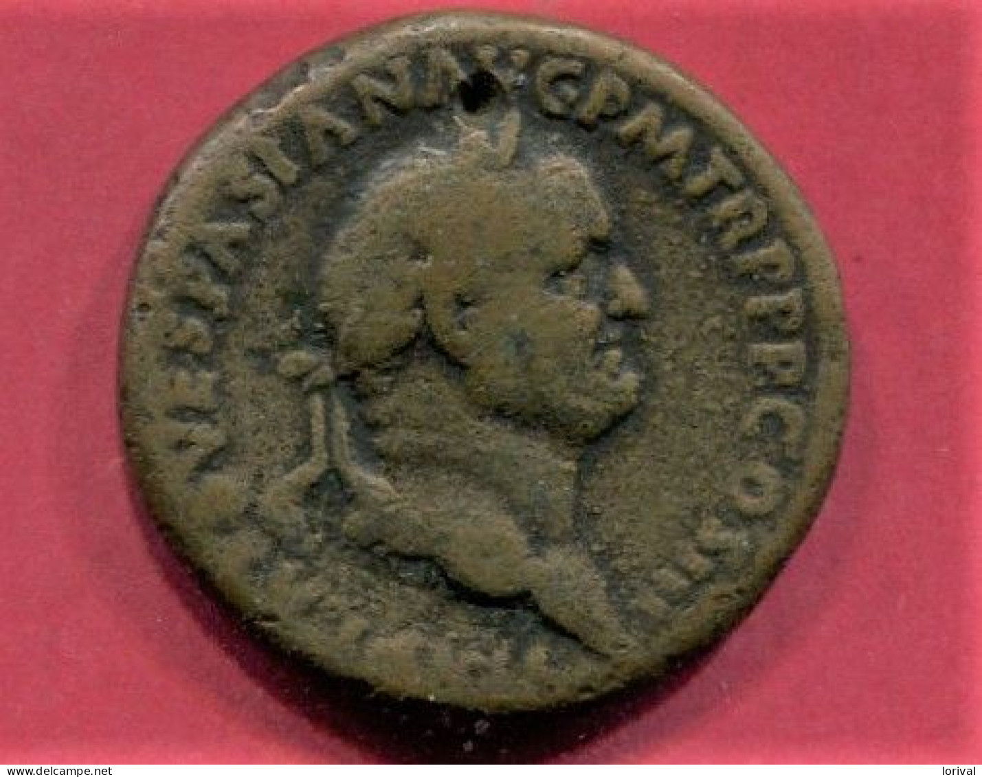 VESPASIAN ( C 446) Petit Trou Sinon  Tb+ 225 Euros - The Flavians (69 AD Tot 96 AD)
