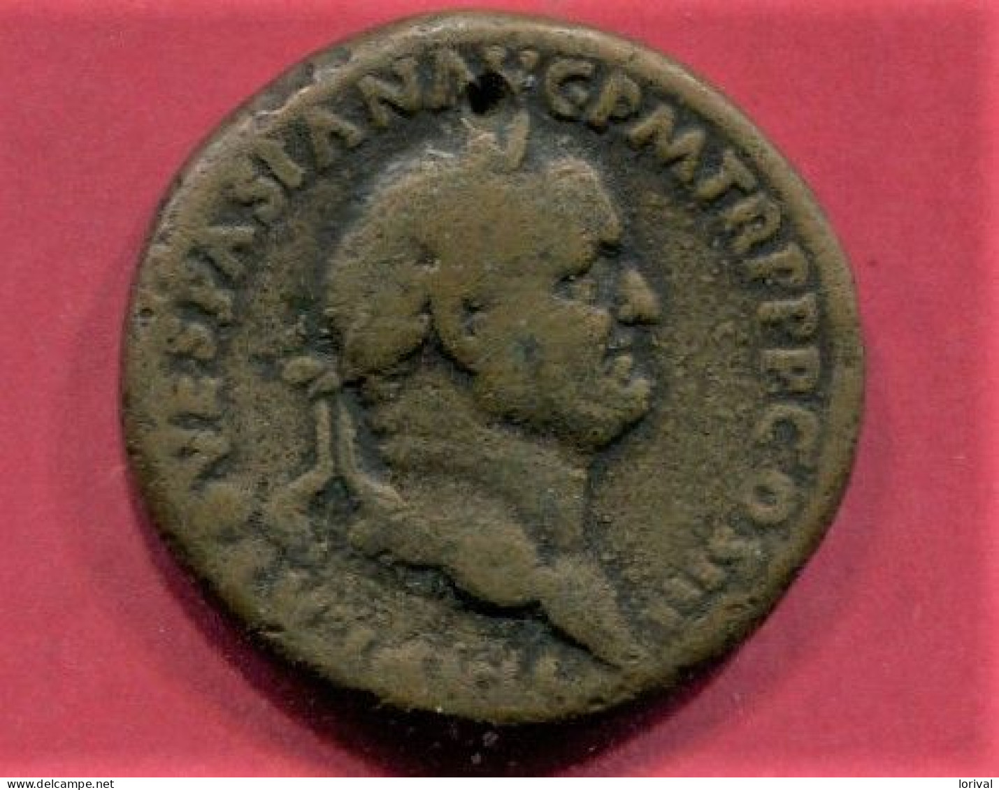 VESPASIAN ( C 446) Petit Trou Sinon  Tb+ 225 Euros - Les Flaviens (69 à 96)