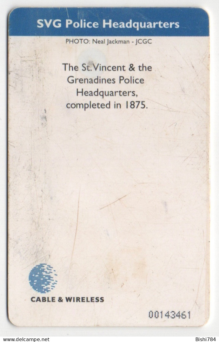 St. Vincent & The Grenadines - SVG Police Headquarters - RED Chip - St. Vincent & Die Grenadinen