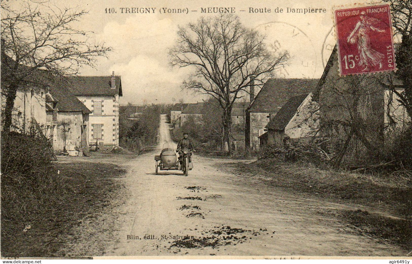 - TREIGNY (89) - Hameau De Meugne  (side-car En Beau Plan)  -25561- - Treigny