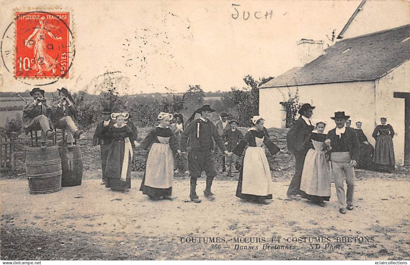 Juch          29     Localisée à :      C. M. C. B. Danse Bretonne   N° 366       ( Voir Scan) - Autres & Non Classés