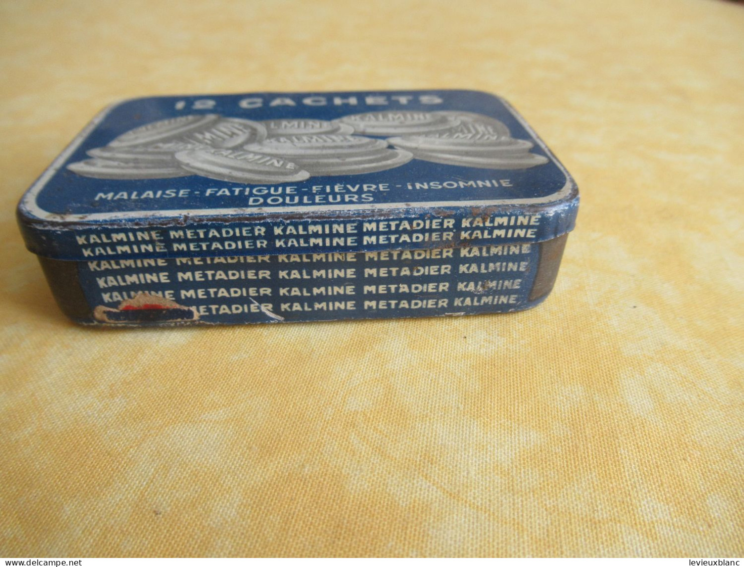 Boite Publicitaire Métallique/Kalmine Métadier/ Docteur En Pharmacie / TOURS/Vers 1960-1980  BFPP276 - Boxes