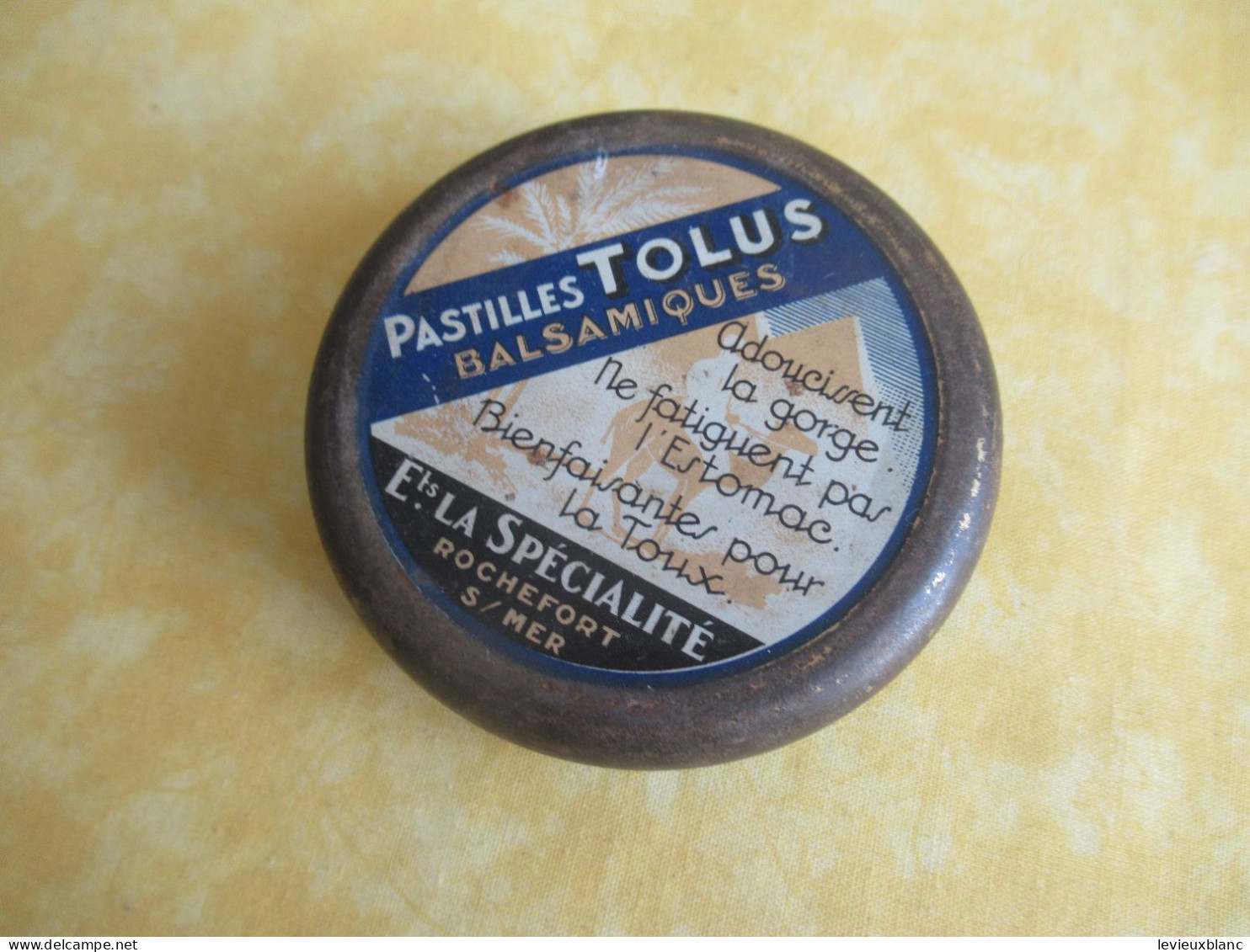 Boite Publicitaire Métallique/Pastilles TOLUS Balsamiques/ Docteur En Pharmacie / TOURS/Vers 1960-1980  BFPP277 - Dozen