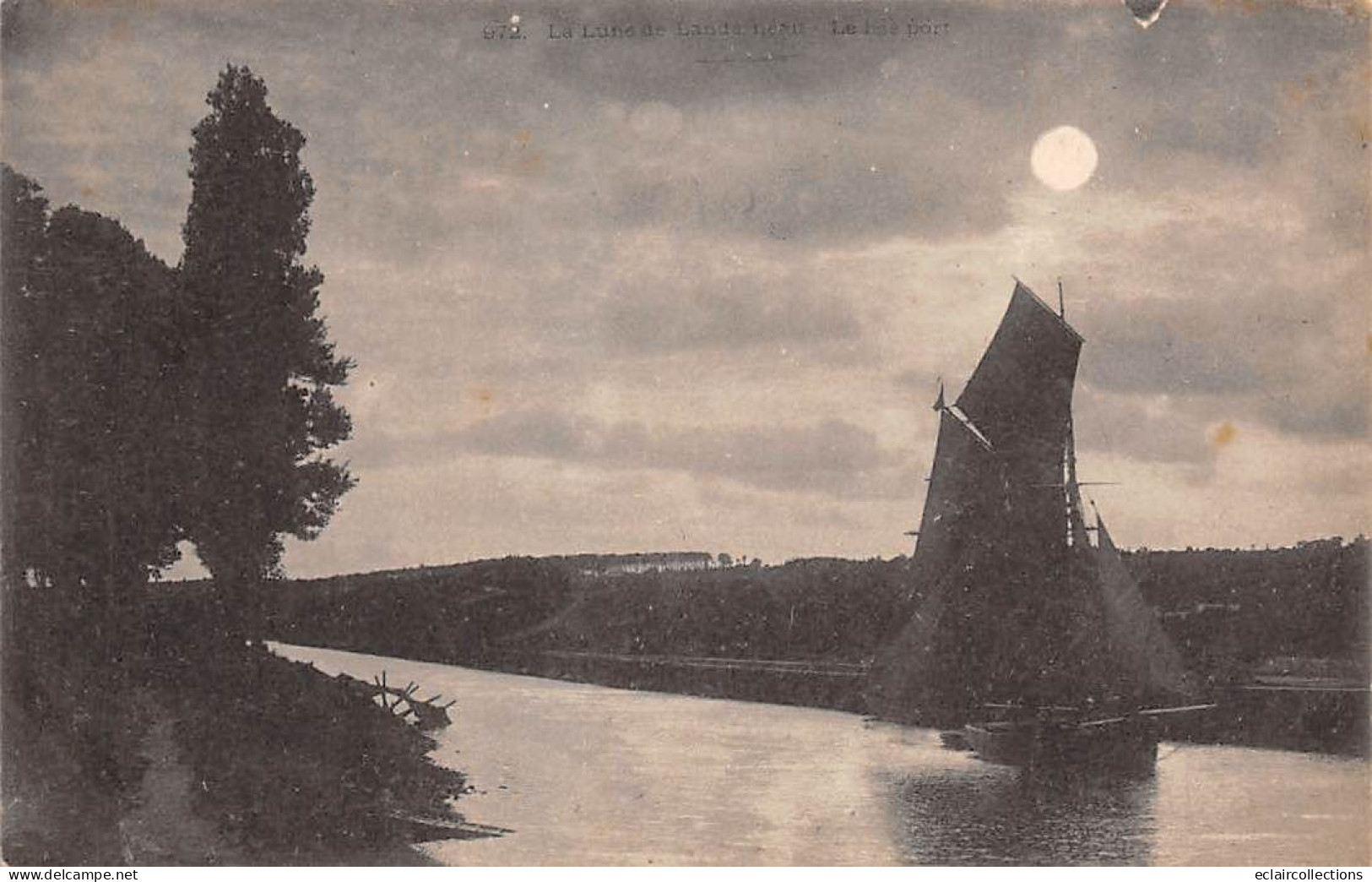 Landerneau           29         Clair De Lune  . Le Bas Port        ( Voir Scan) - Landerneau