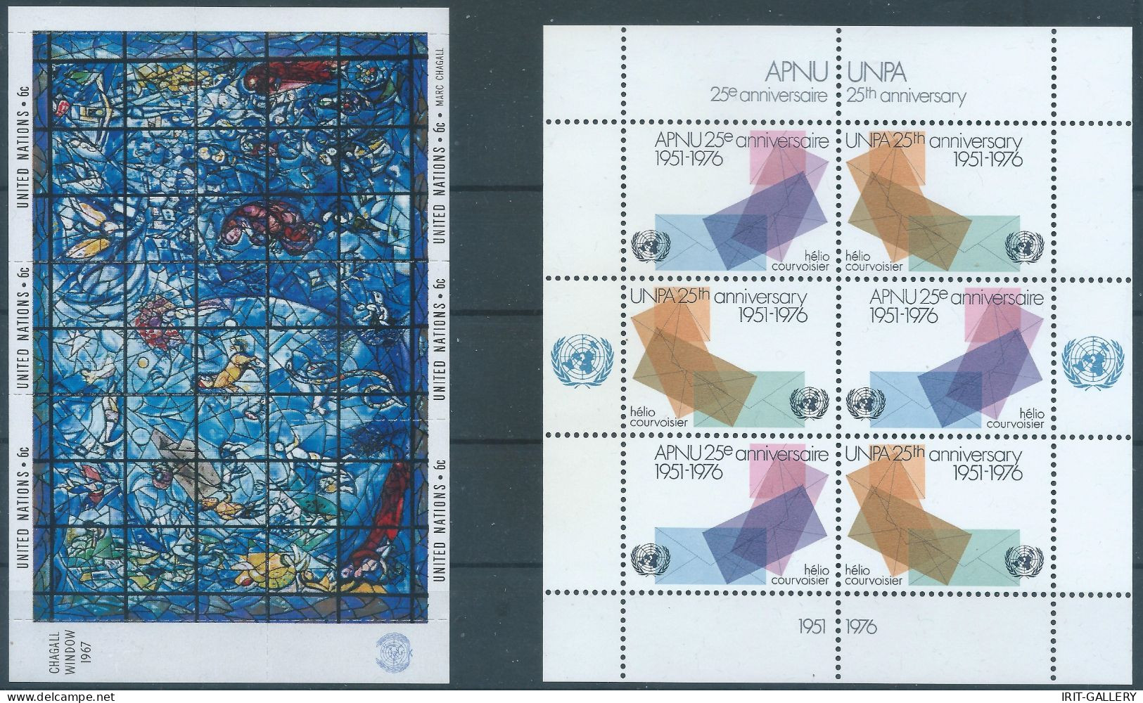 United Nations Office In New York, Mixed Lot MNH, From The Years 1959-1967-1972-1976-1982-1983-1984-1985-1986 - Lots & Serien