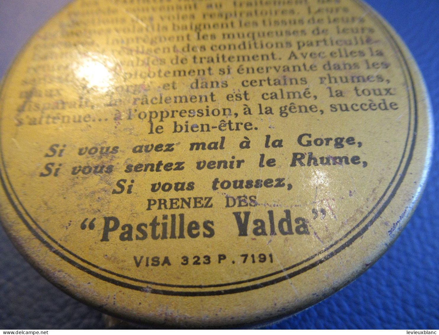 Boite Publicitaire Métallique/Pastilles VALDA /Etablissements PASTIVAL, Paris /Vers 1950-1970        BFPP270 - Dozen