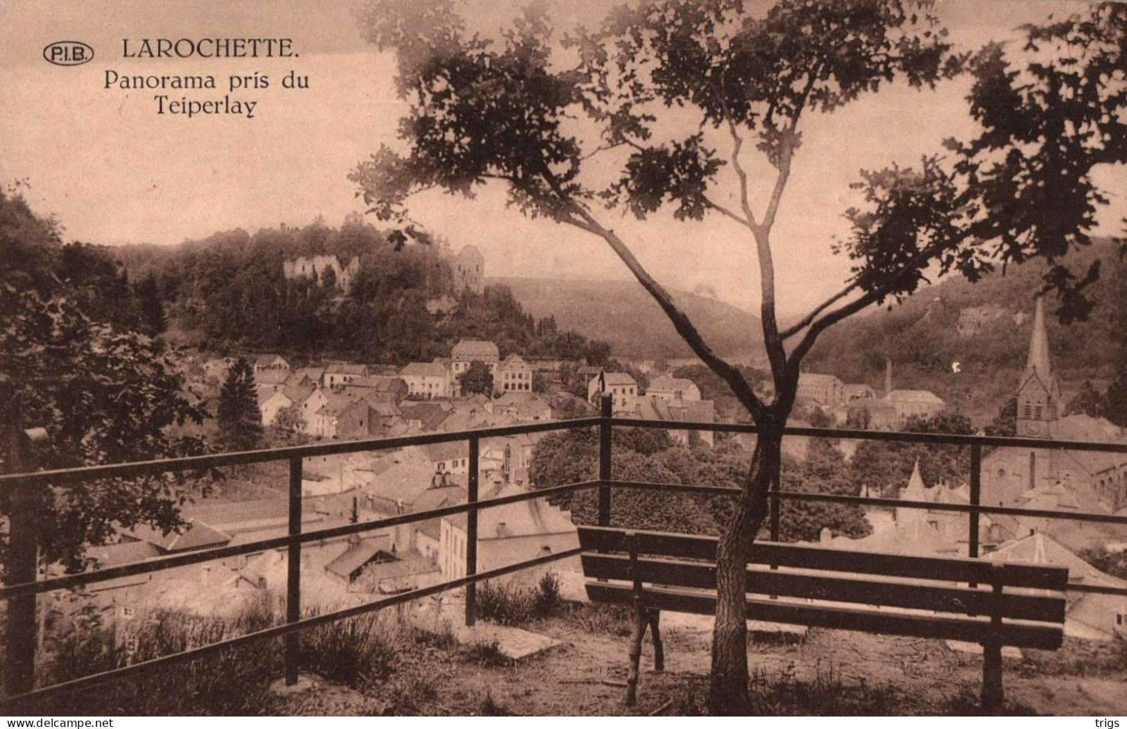 Larochette - Panorama Pris Du Teiperlay - Fels