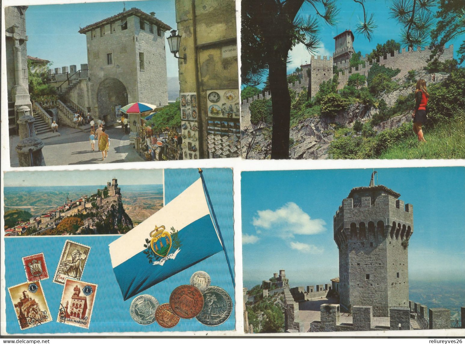 CPM , San Marino, Lot A 56, Lot De 10 Cartes , De San Marino , Toutes Scannées - San Marino