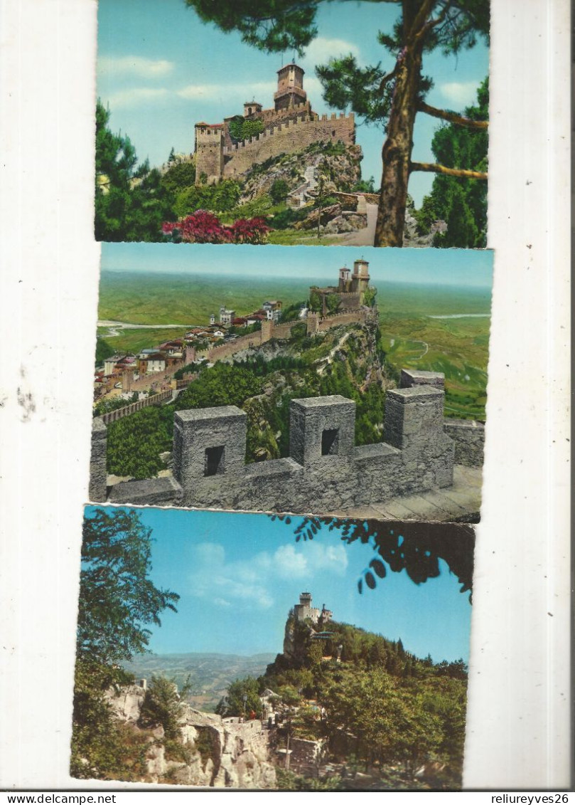 CPM , San Marino, Lot A 57, Lot De 10 Cartes , De San Marino , Toutes Scannées - San Marino