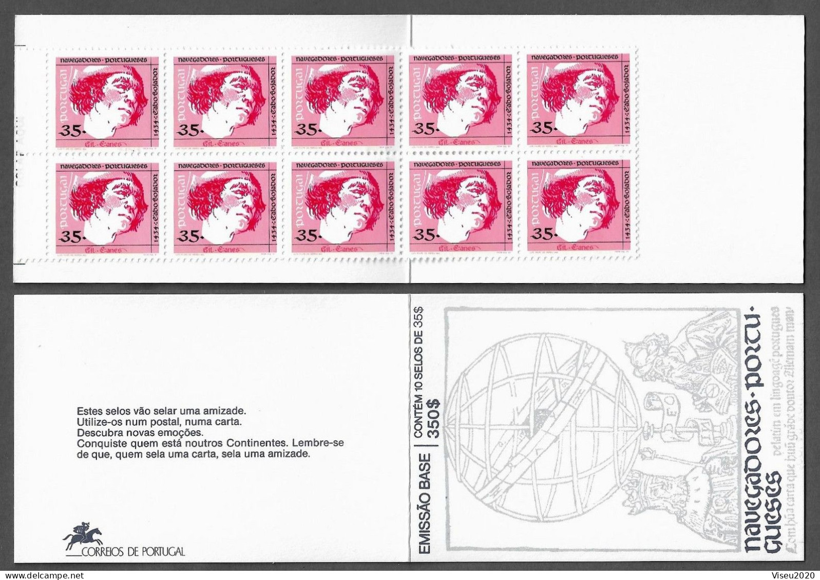 Portugal Booklet  Afinsa 76 - 1991 Portuguese Navigators MNH - Booklets