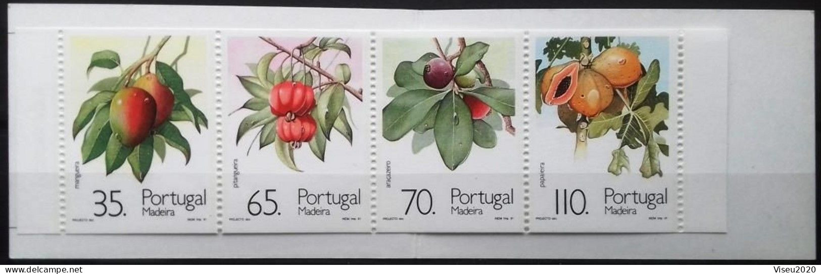 Portugal Booklet  Afinsa 79 -MADEIRA 1991 Fruits And Plants Of Subtropic Region MNH - Booklets