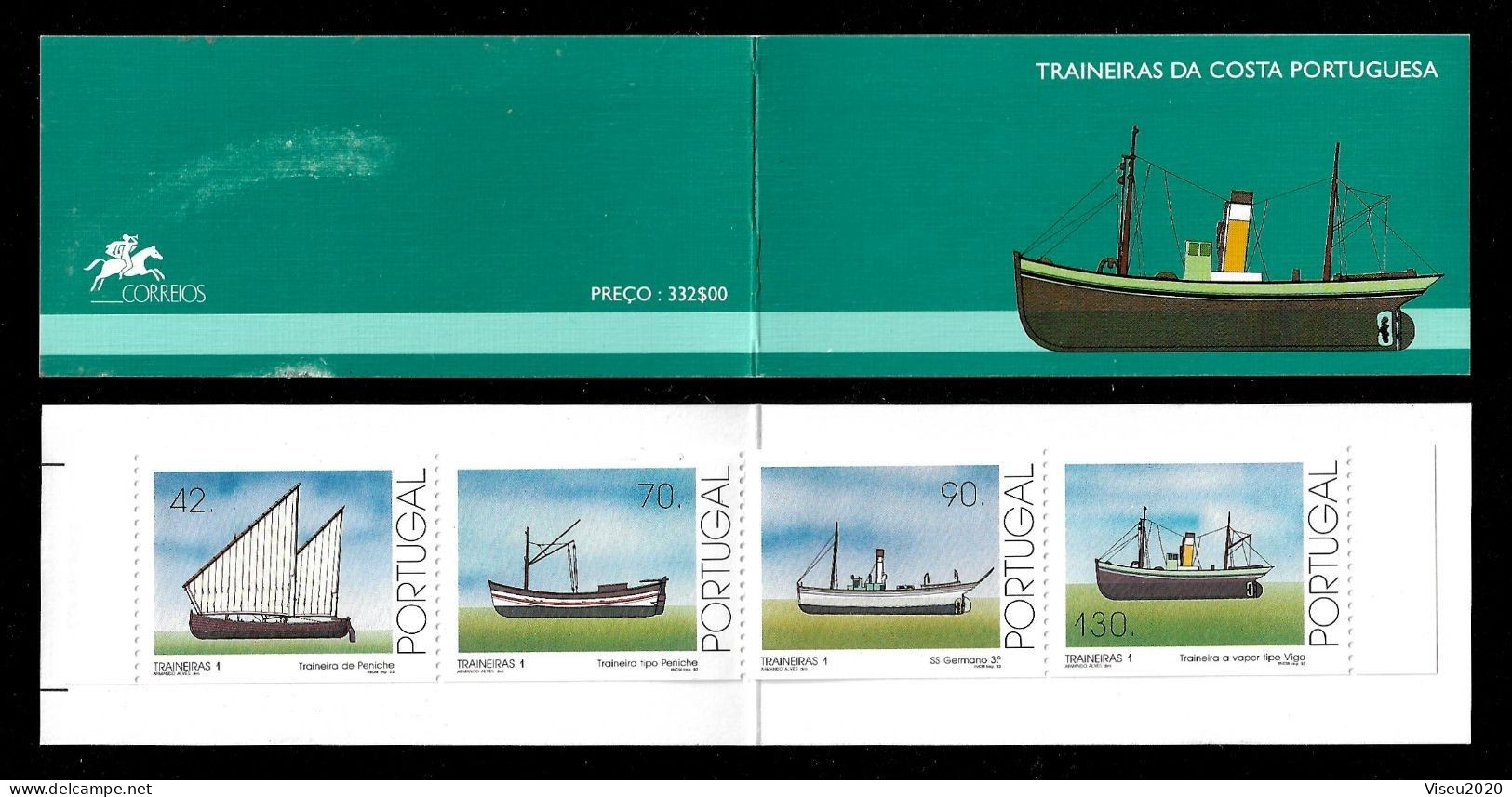 Portugal Booklet  Afinsa 89 - 1993 Ships Of The Coats Fishers MNH - Carnets