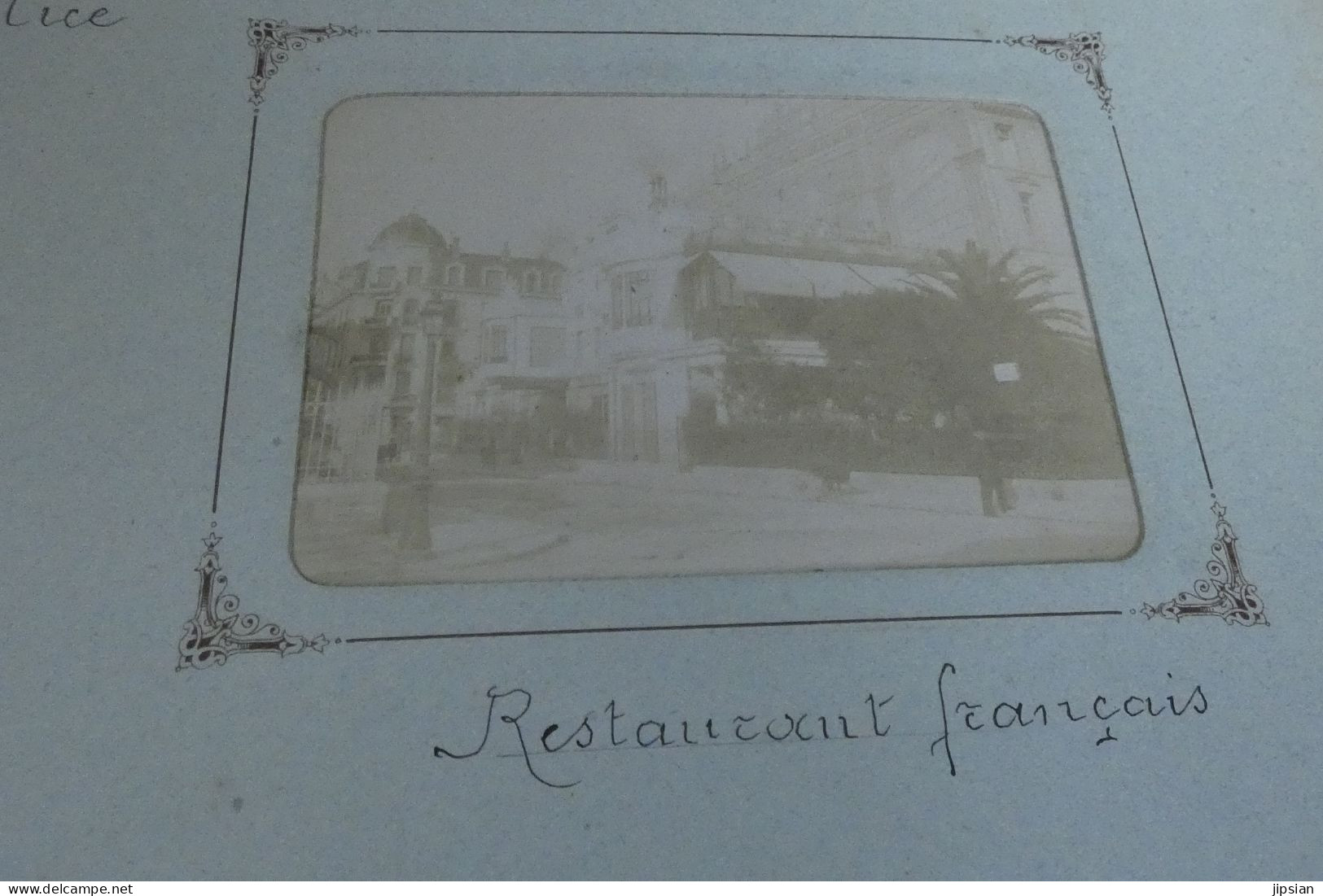 lot de 116 photos originales de 1903 de Nice ainsi que Beaulieu et Marseille M1