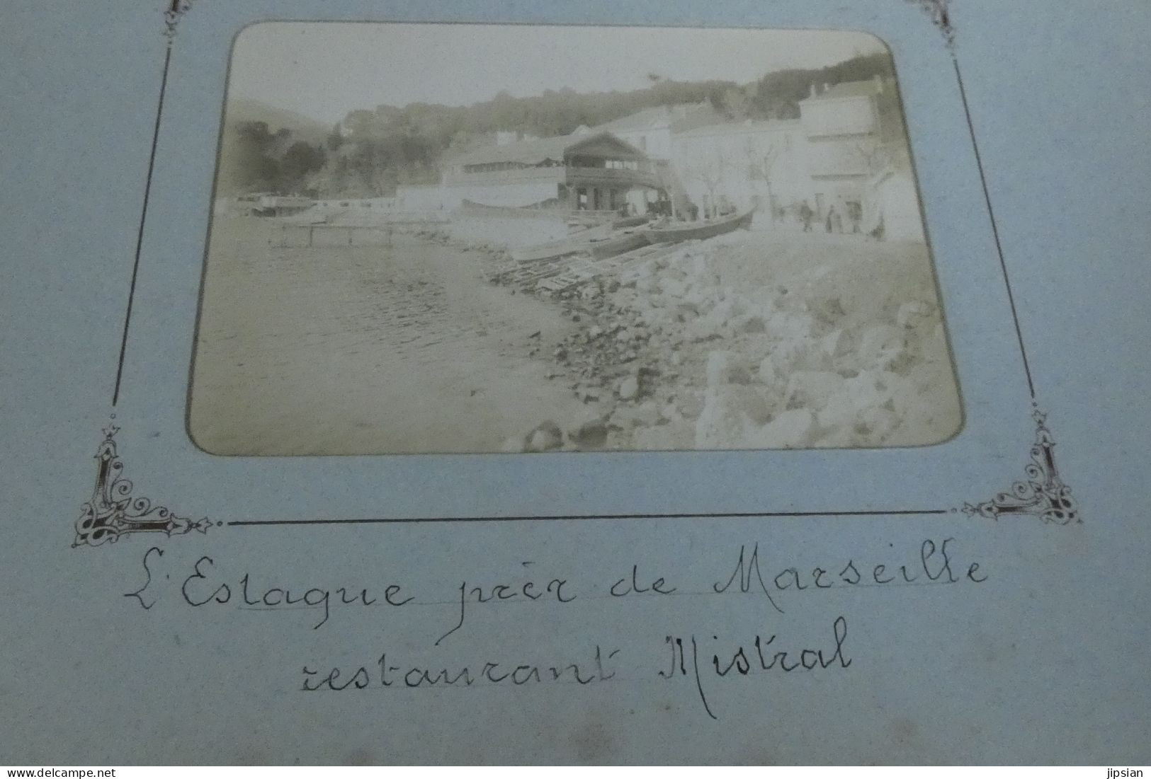 lot de 116 photos originales de 1903 de Nice ainsi que Beaulieu et Marseille M1