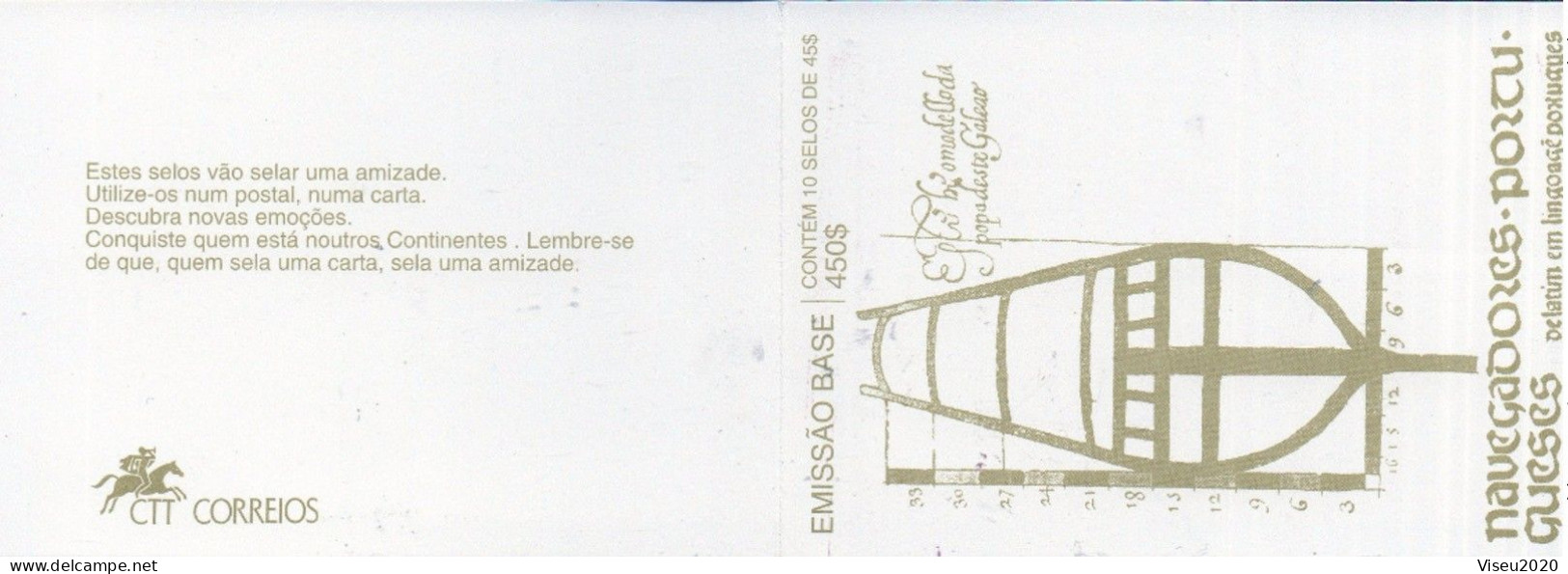 Portugal Booklet  Afinsa 91 - 1994  Navegadores Portugueses -MNH - Libretti