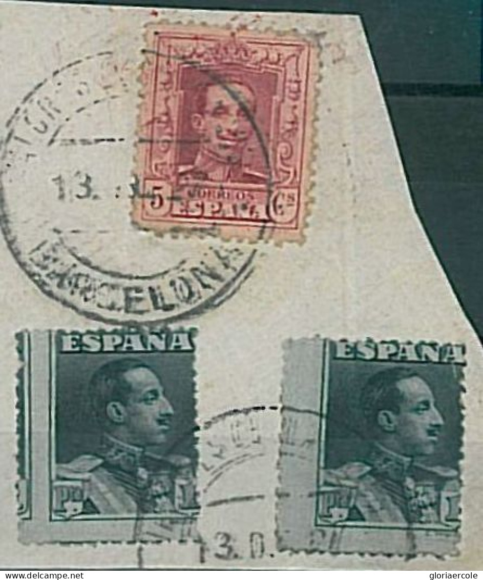 29910  - SPAIN   - STAMP ERROR -  SHIFTED PERFORATION Vaquer On COVER CUT-OUT - Variétés & Curiosités