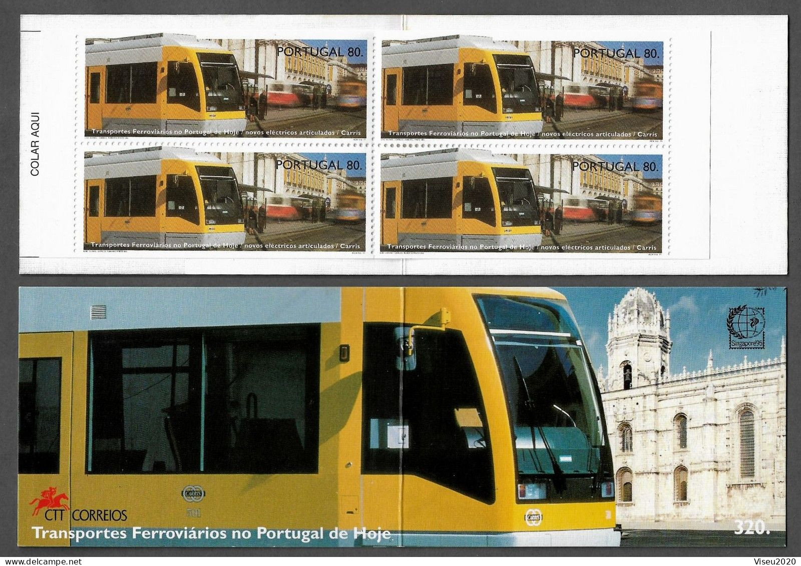 Portugal Booklet  Afinsa 99 - 1995 Modernisation Of The Railways MNH - Booklets