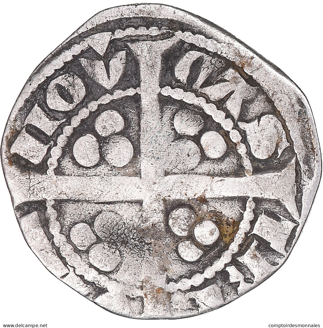 Monnaie, Grande-Bretagne, Edward I, Penny, 1272-1307, Newcastle, TB, Argent - 1066-1485 : Bas Moyen-Age