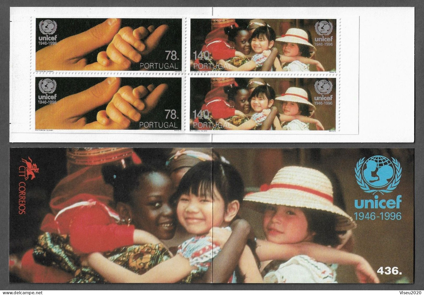 Portugal Booklet  Afinsa 102 - 1996 The 50th Anniversary Of UNICEF MNH - Libretti