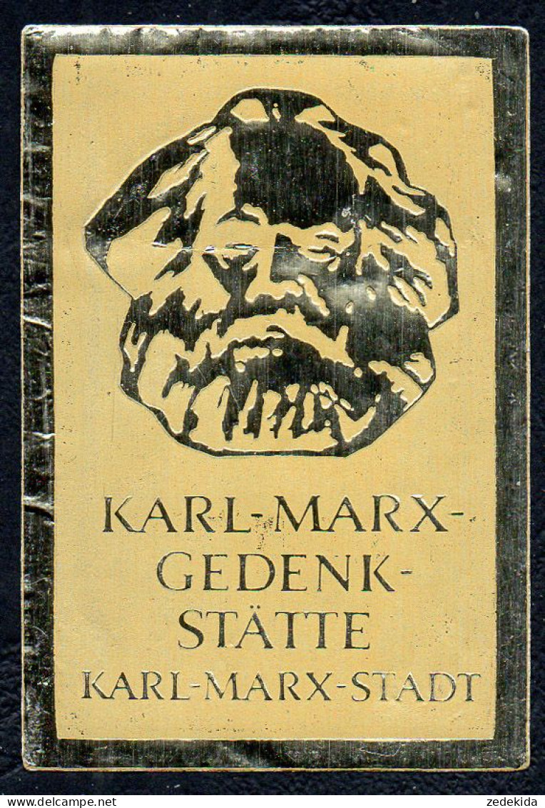 G3651 - Karl Marx Stadt Monument Gedenkstätte - Etikett Aufkleber Nischel Nischl - Chemnitz (Karl-Marx-Stadt 1953-1990)