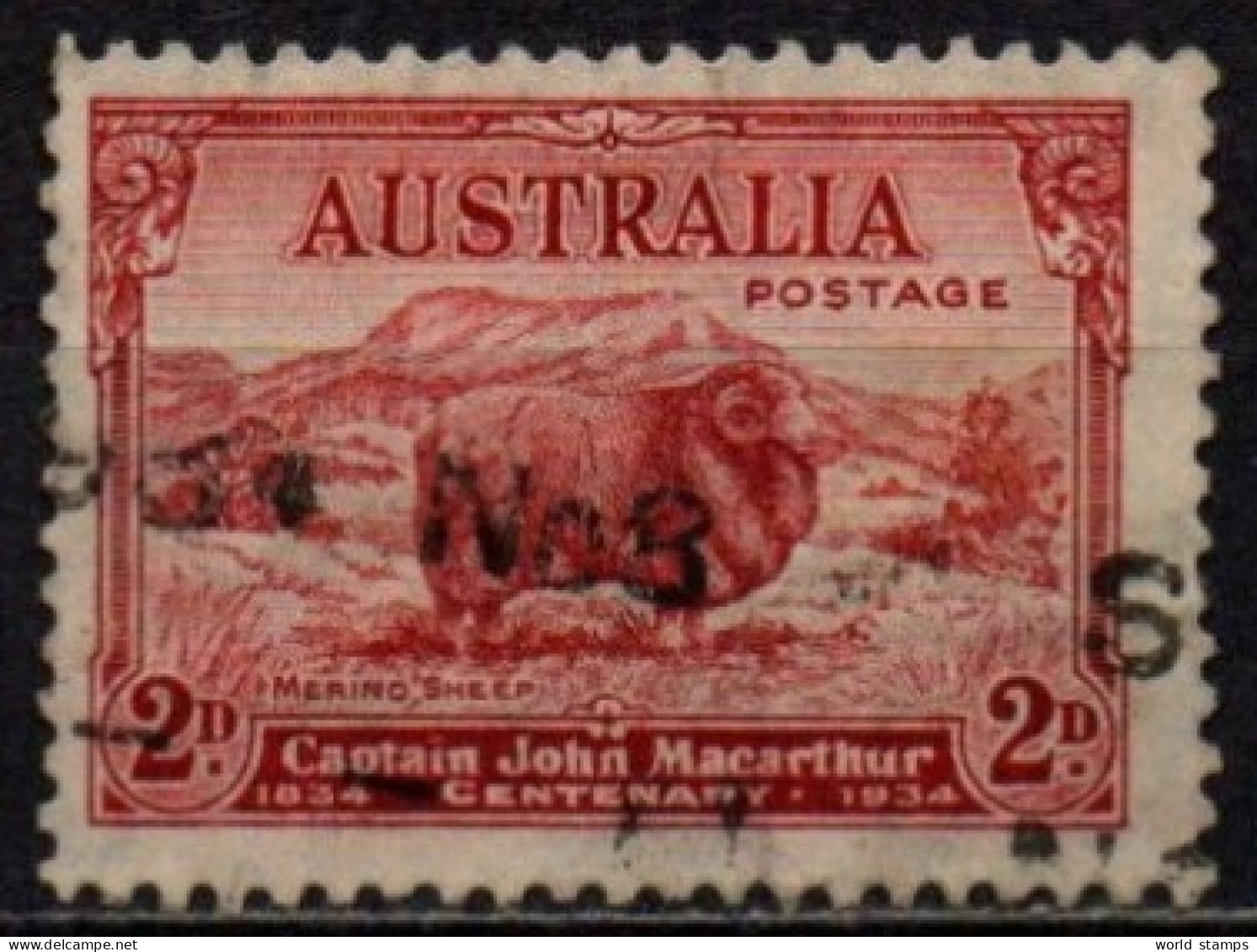 AUSTRALIE 1934 O - Usados