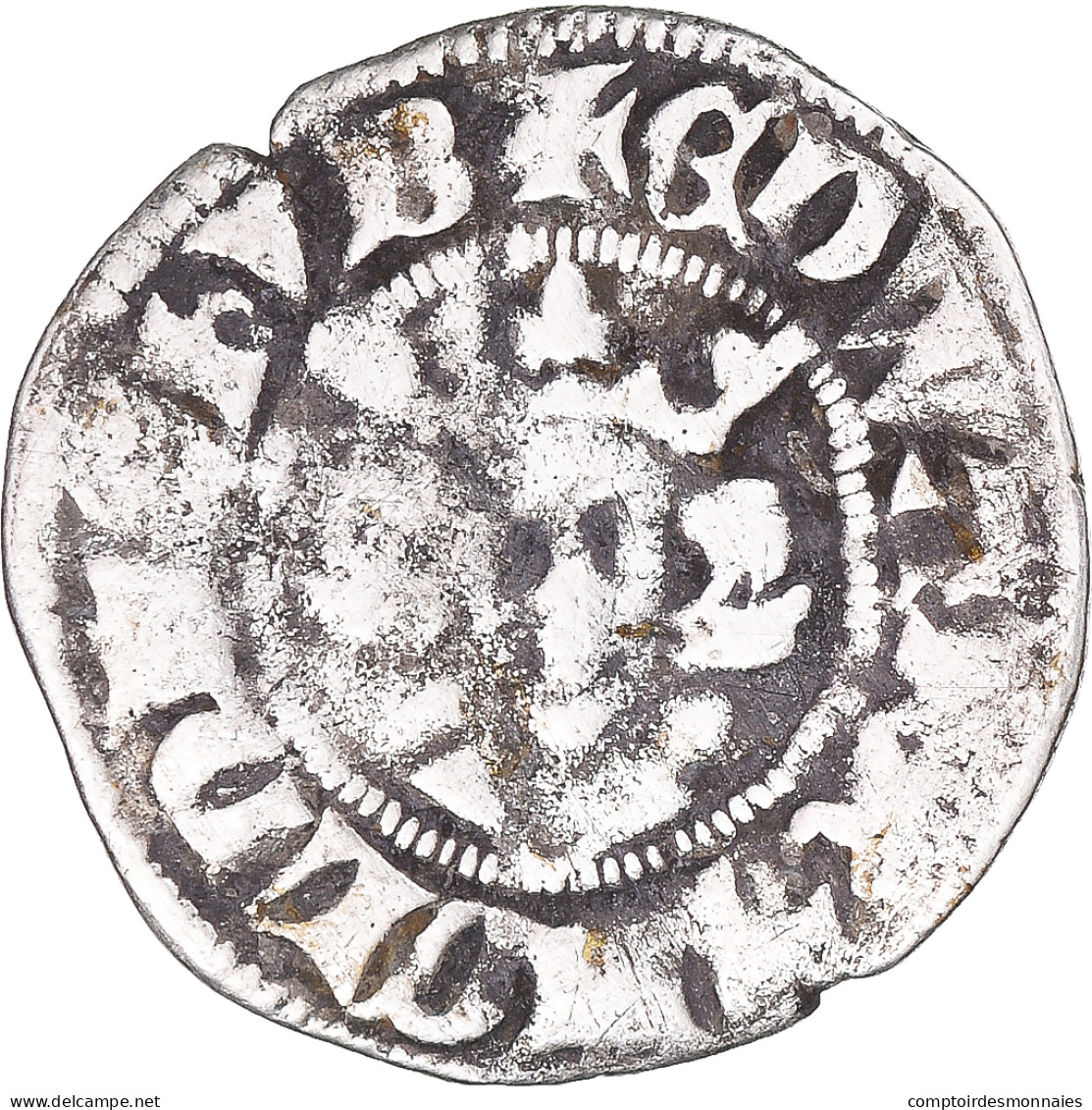 Monnaie, Grande-Bretagne, Edward I, Penny, 1272-1307, Newcastle, TB+, Argent - 1066-1485 : Vroege Middeleeuwen