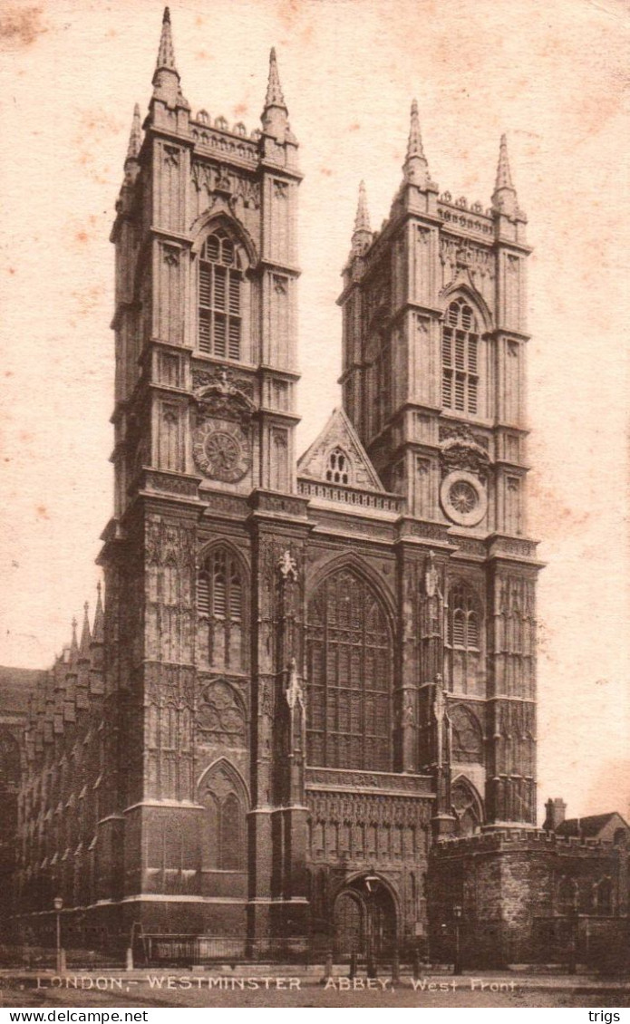 London - Westminster Abbey, West Front - Westminster Abbey