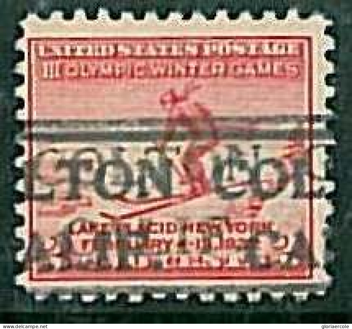 30929 -  USA - STAMP -  1932 Precancelled OLYMPIC GAMES : Colton , California - Hiver 1932: Lake Placid