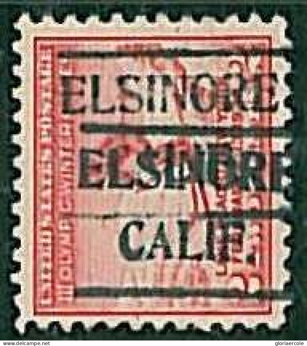 30929b -  USA - STAMP -  1932 Precancelled OLYMPIC GAMES : El Sinore, California - Winter 1932: Lake Placid