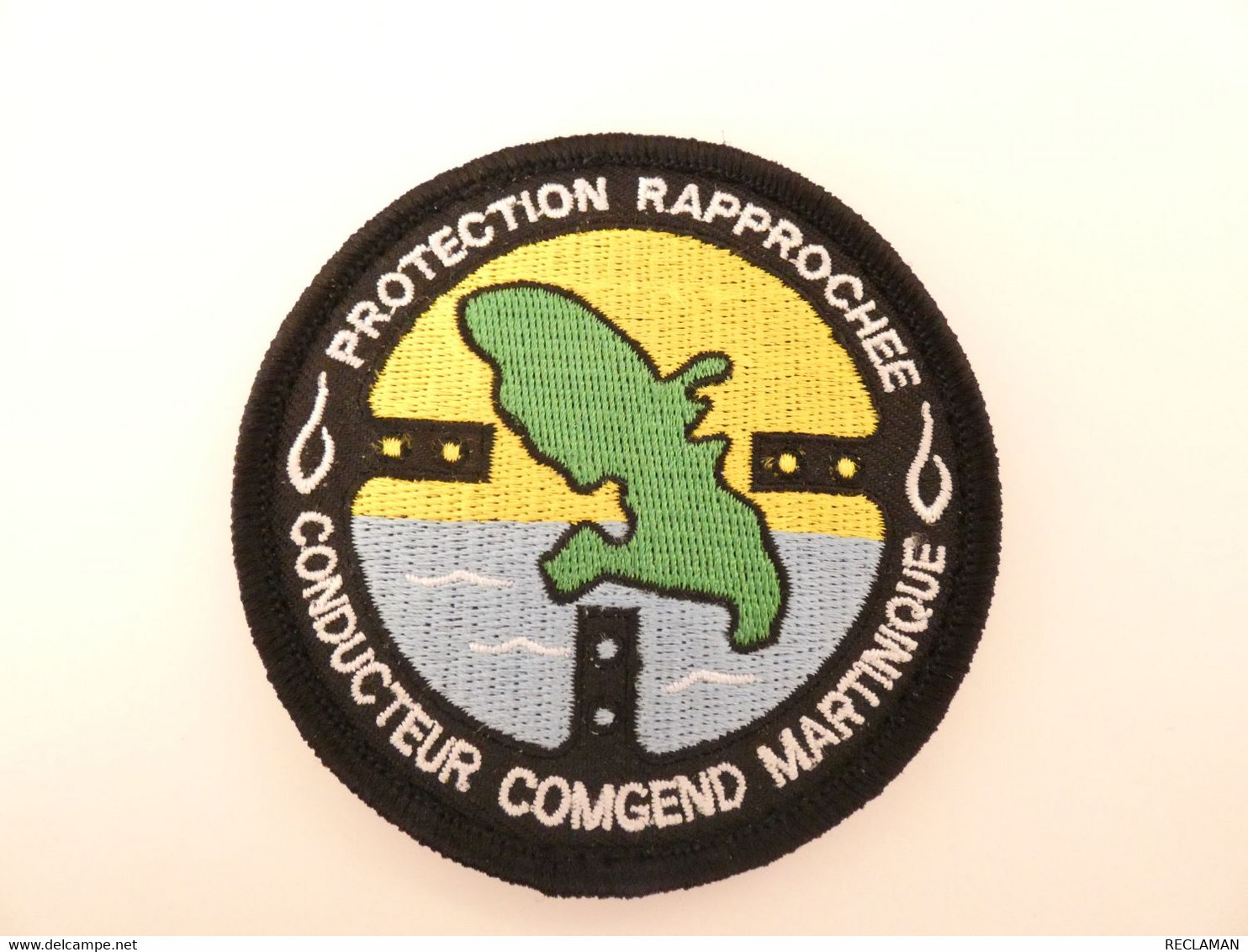 PATCH ECUSSON INSIGNE GENDARMERIE PROTECTION RAPPROCHEE CONDUCTEUR COMGEND MARTINIQUE - Police & Gendarmerie