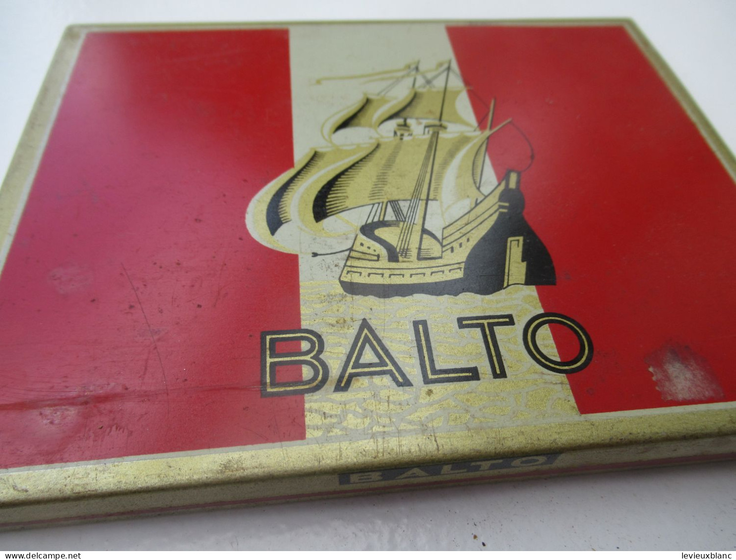 Boite Publicitaire Métallique/Cigarettes/BALTO/SEITA/ Goût Américain/ Régie Française/Vers 1950-1970      BFPP259 - Cajas