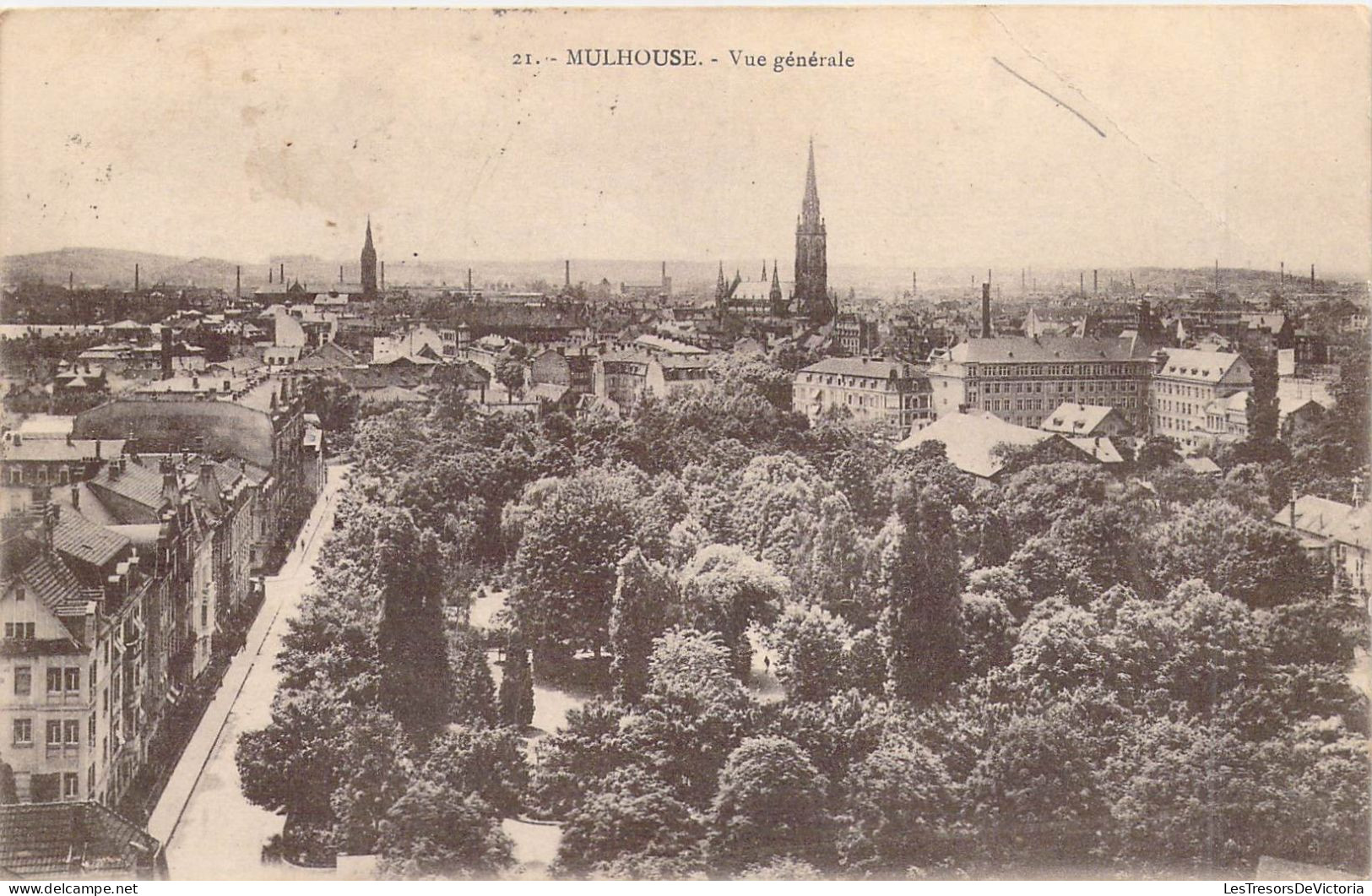 FRANCE - 68 - MULHOUSE - Vue Générale - Carte Postale Ancienne - Mulhouse