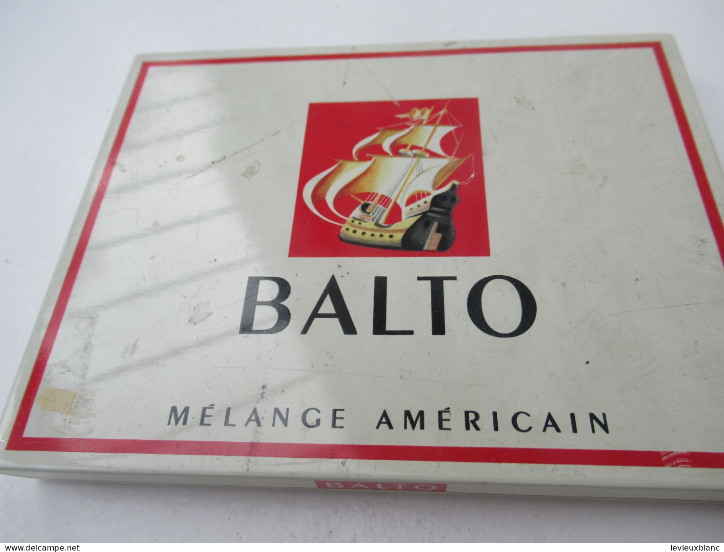 Boite Publicitaire Métallique/Cigarettes/BALTO/SEITA/ Goût Américain/ Régie Française/Vers 1950-1980      BFPP263 - Boîtes