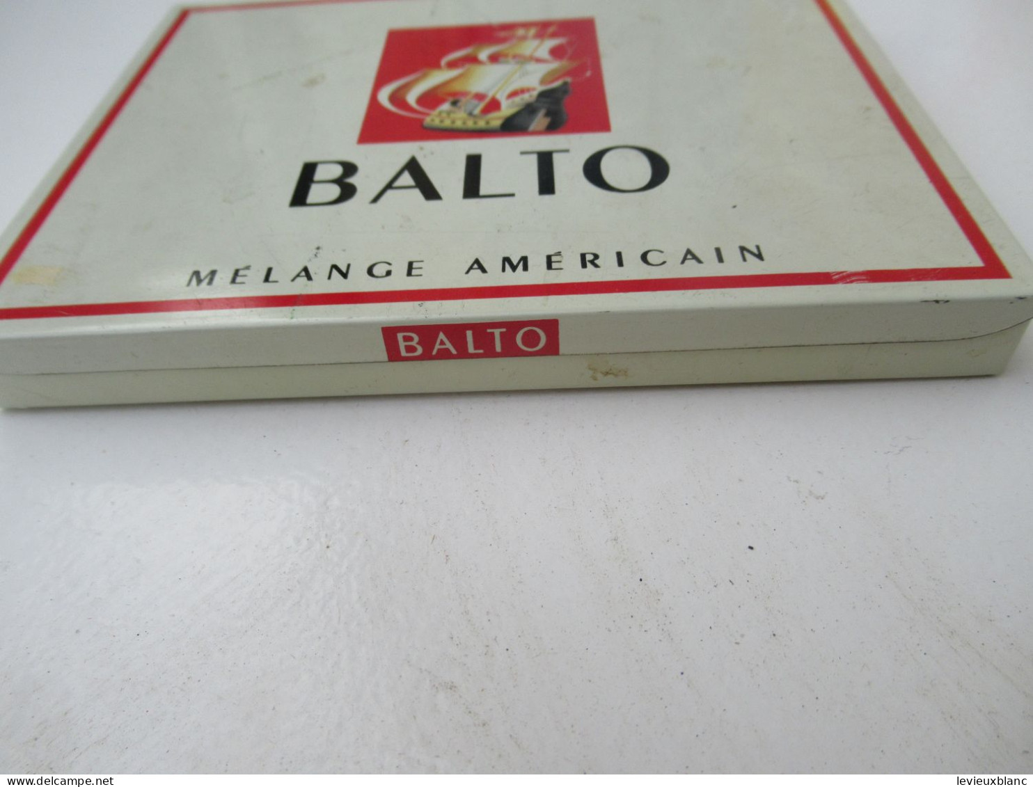 Boite Publicitaire Métallique/Cigarettes/BALTO/SEITA/ Goût Américain/ Régie Française/Vers 1950-1980      BFPP263 - Dosen