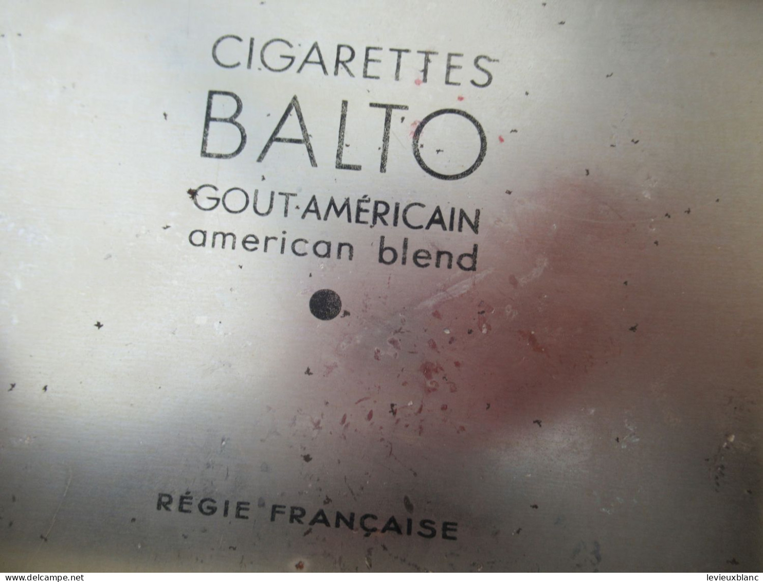 Boite Publicitaire Métallique/Cigarettes/BALTO/SEITA/ Goût Américain/ Régie Française/Vers 1950-1980      BFPP263 - Dozen